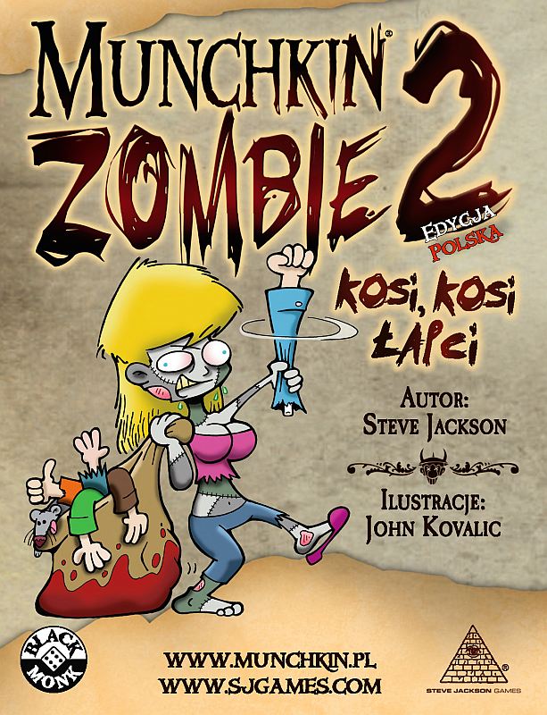 Spoločenská hra Munchkin Zombie 2 od Black Monk Games